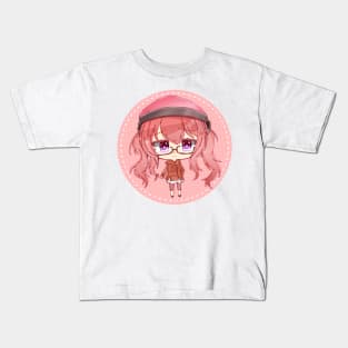 Entropic Float Amelie Macon Chibi Sticker And Others Kids T-Shirt